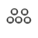 Group of five (5) KF Centering Rings and O-rings, showing bulk vacuum component packaging
